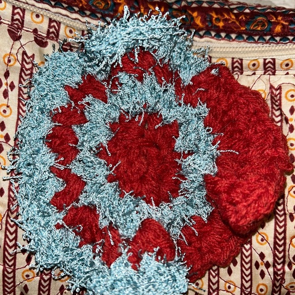 HOMEMADE CROCHET Other - ❤️SOLD❤️BIG Luxurious Red and Blue Wash Cloth OR Dish Scrubby